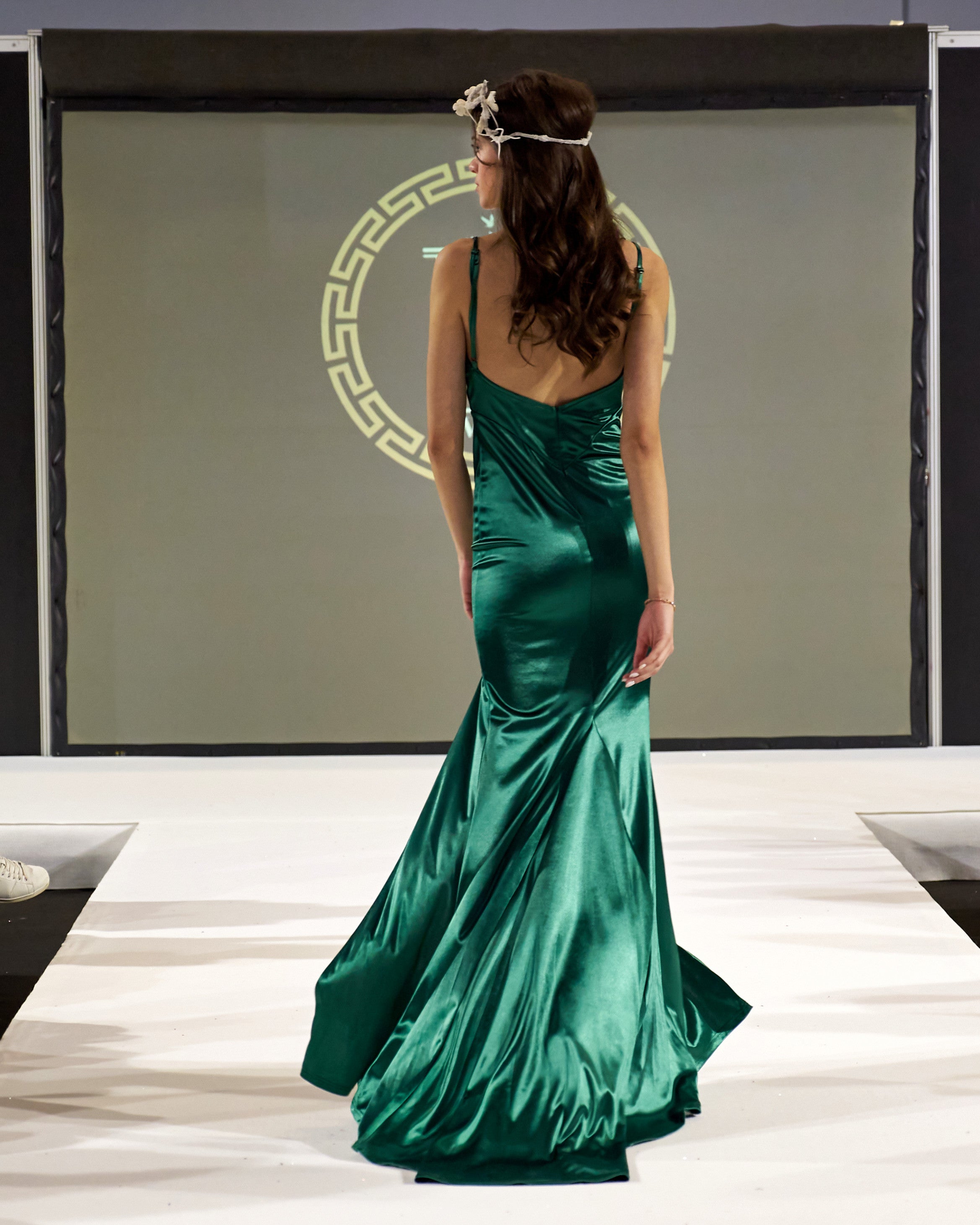 Adelle Mermaid Emerald Dress evening dresses